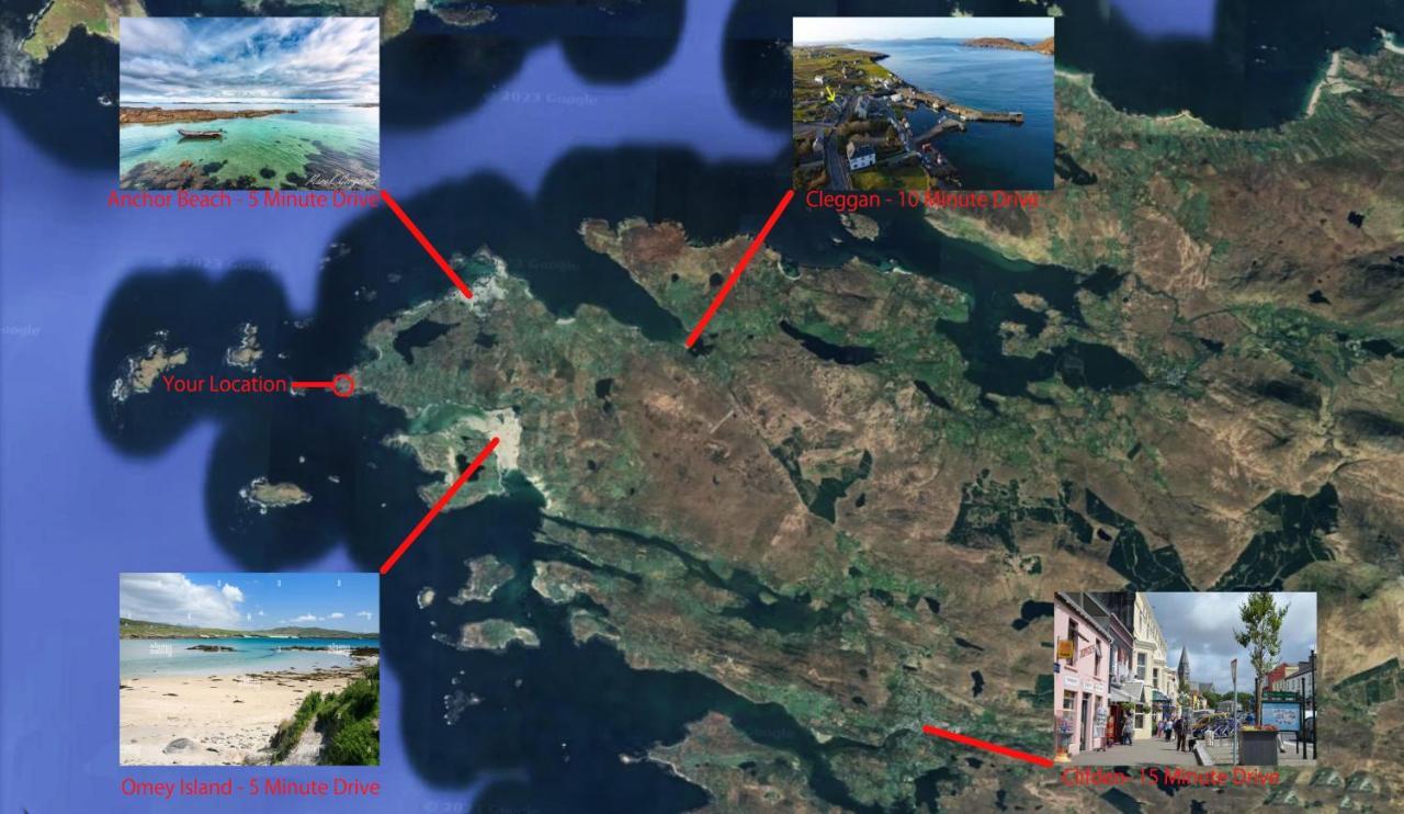 Lands End Cottage - Connemara Aughrus More المظهر الخارجي الصورة